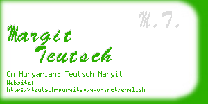margit teutsch business card